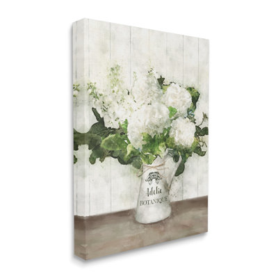 " Farm Fresh White Florals In Antique Milk Pitcher " by Ziwei Li