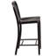 Commercial Grade Metal Indoor-Outdoor Stool with Vertical Slat Back-1824115534-1824115528