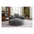 Bean Bag Lazy Sofa with Ultra Soft Chenille Cover-204960369