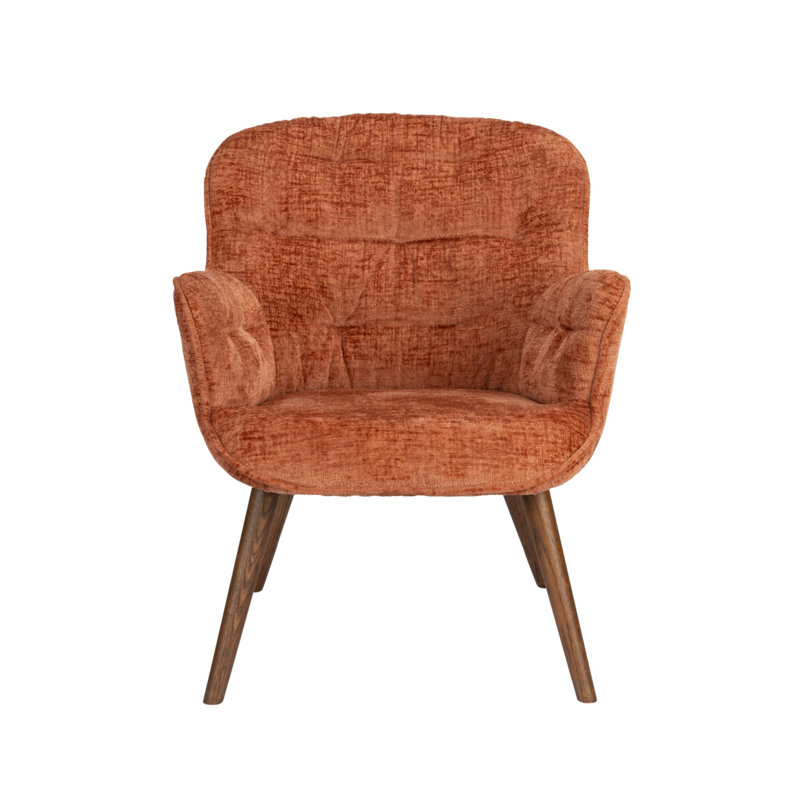 Fauteuil d'appoint Lenn, Polyester mauve