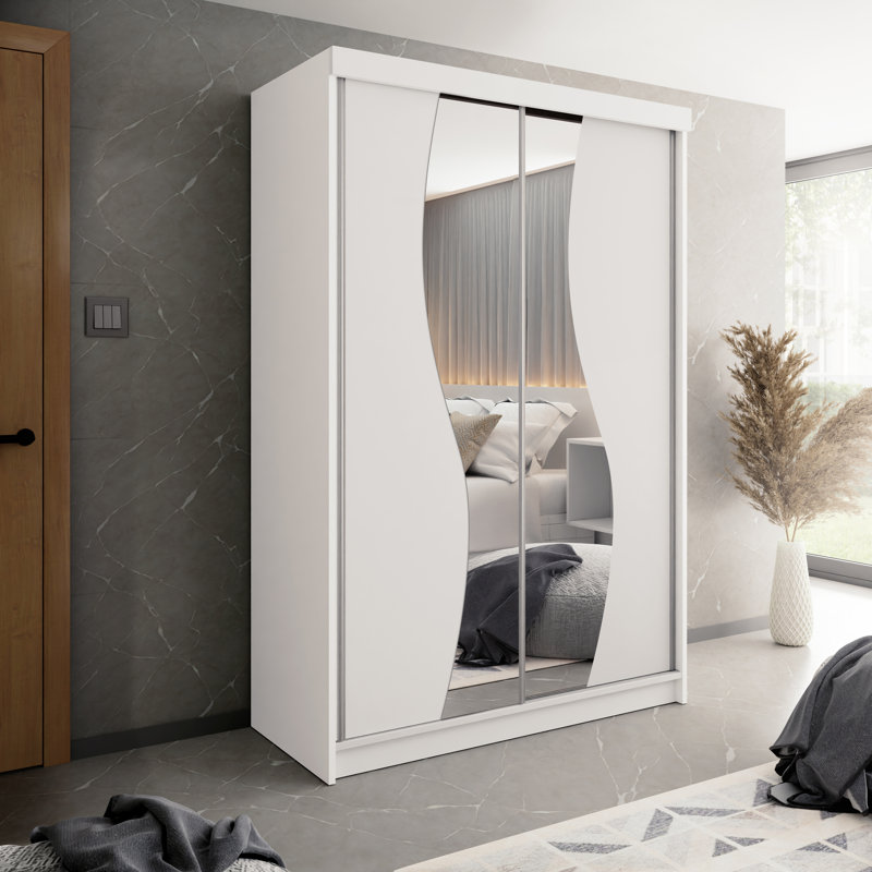 Ajtene 2 Door Wardrobe, White