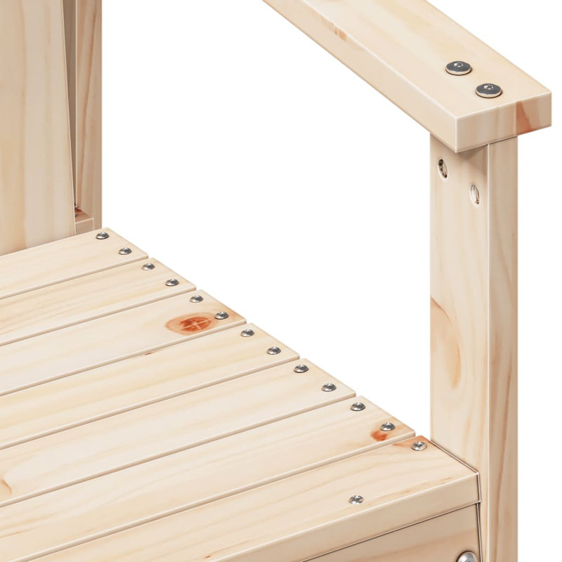 Anacleto Outdoor Garden Chair, Natural