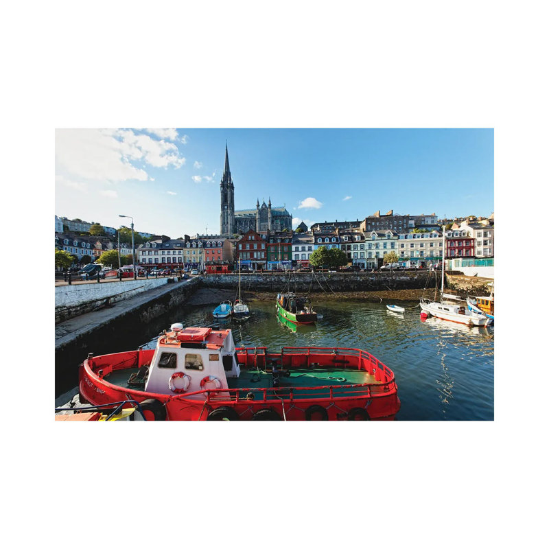 Harbor Front, Cobh, County Cork, Ireland by George Oze - Wrapped Canvas Print, 101.6 cm H x 66.04 cm W x 1.91 cm D