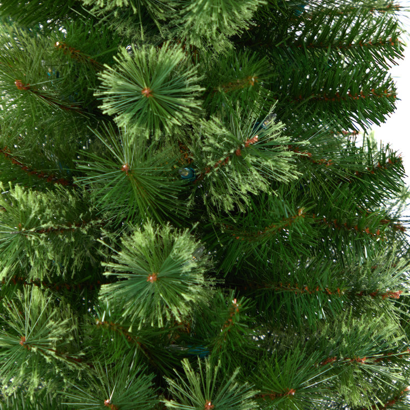 Lighted Artificial Pine Christmas Tree, 8' H