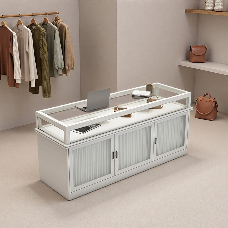 Vitrines Creative Retro, Blanc