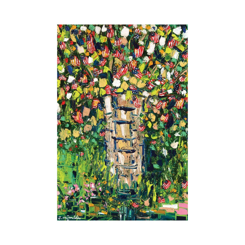 Patriot 1 Piece Wall Art on Canvas, 66.04 cm H x 45.72 cm W