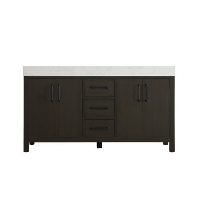 60 inch Double Bathroom Vanity_Traditional_VF60660