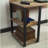 Desks, 58'' Industrial Home Office Computer Writing Desk with 2 Shelves, Oak Top Black Metal Frame | Black | Solid Wood