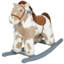 Cheval à bascule en peluche, cheval à bascule