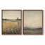 «Vintage Landscape XXX», impression giclée sur cadre - ensemble de 2-1697543969-1697543967