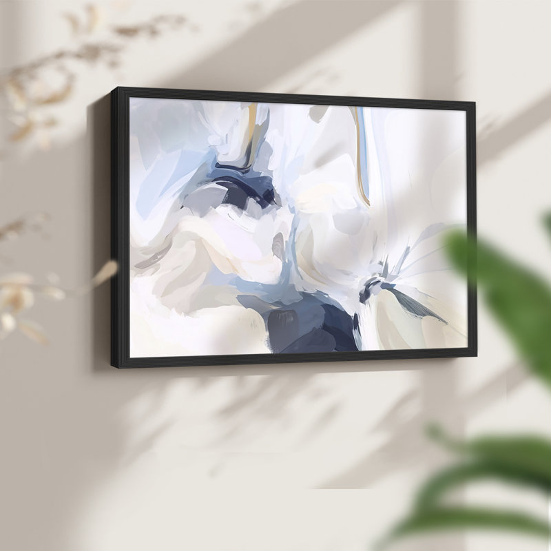 Fresh Air I -Framed Print - Restickable, 22" H x 28" W, Black