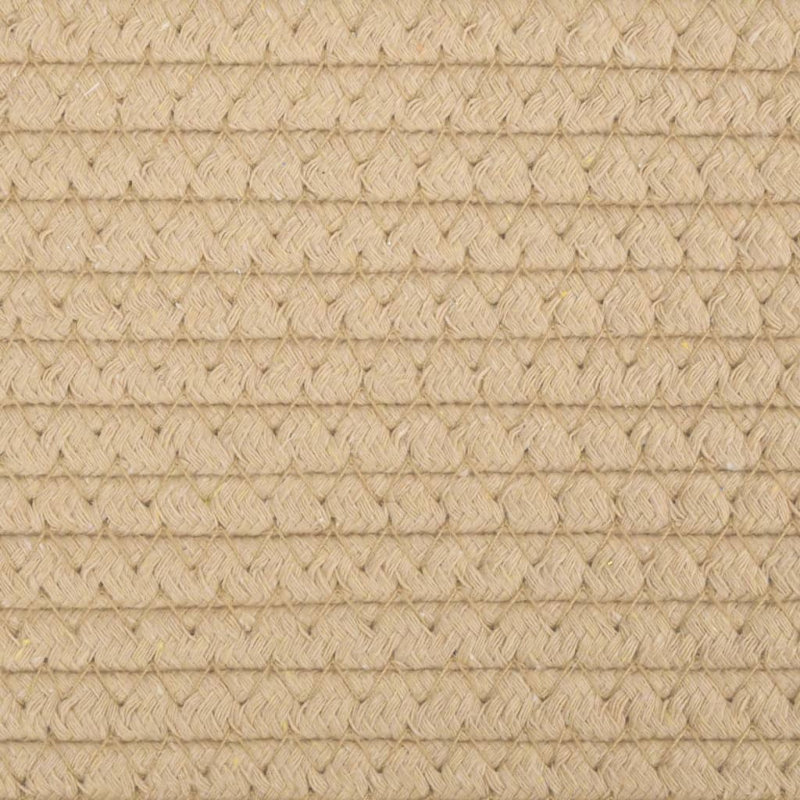 House of Hampton Fabric Decorative Basket, Beige/White