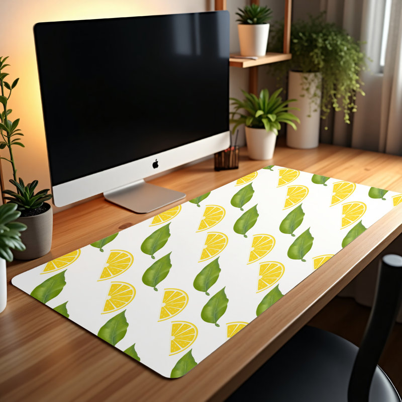 Polyester Desk Pad, 14.4x12.1