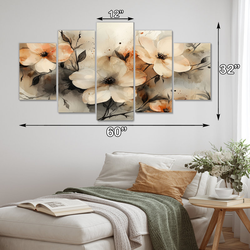 Racines du cornouiller Dream II - art mural cornouiller - ensemble d'art mural traditionnel