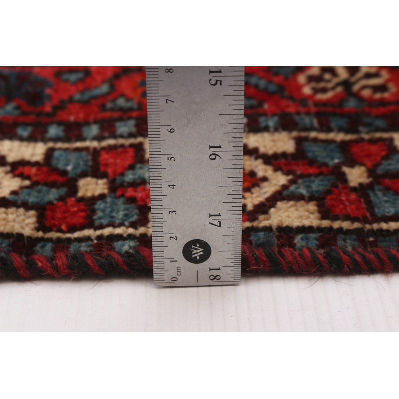 Ayonah One-of-a-Kind Rectangle 4'9" X 9'8" 1990s Runner Wool Area Rug