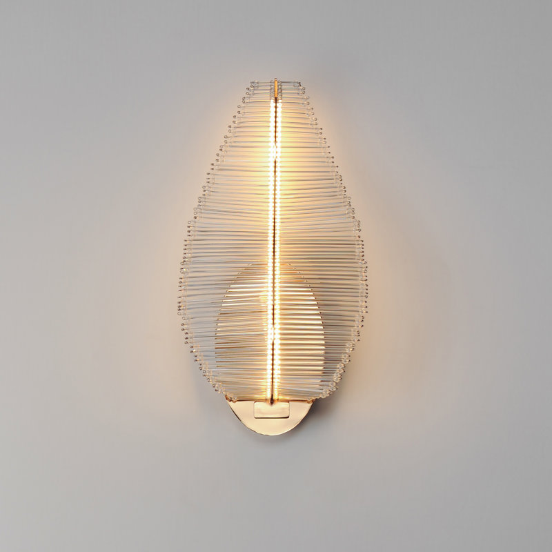 Lillet 1 - Light LED Armed Sconce, Gold