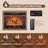 55 Inch TV Media Stand With Electric Fireplace KD Inserts Heater-286508844