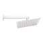 Signature Hardware 10" Modern Square Rainfall Shower Head with 12" Wall Mount Shower Arm 2.5 gpm-50872229-124974585
