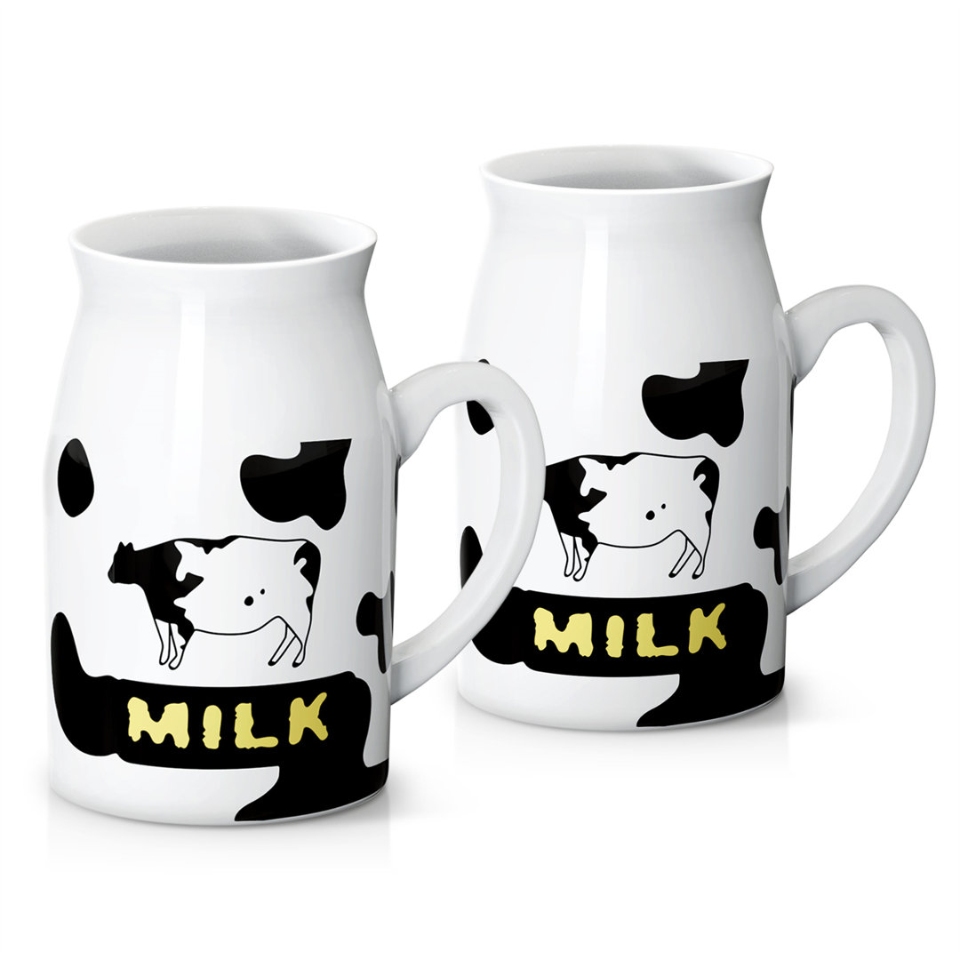 Laquenda Ceramic Coffee Mug (Set of 4) Gracie Oaks