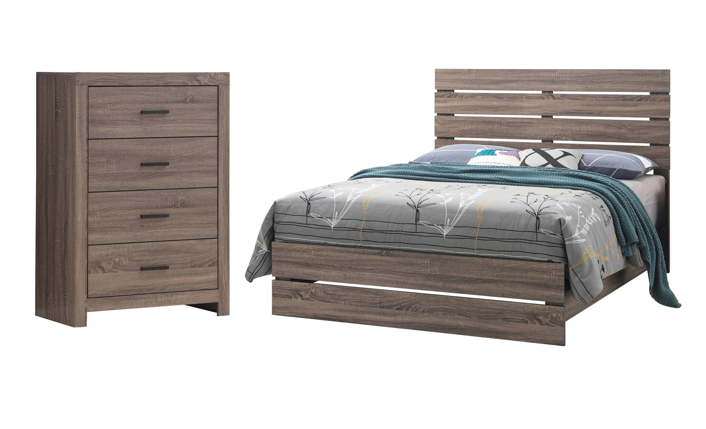 Hokku Designs Eunice 2-Piece Bedroom Set with Chest | Wayfair