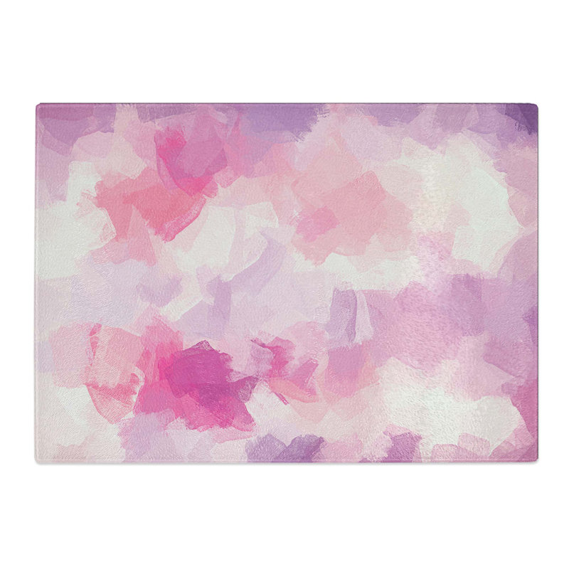 Tempered Glass Clouds Chopping Board, 39 cm W x 28.5 cm L