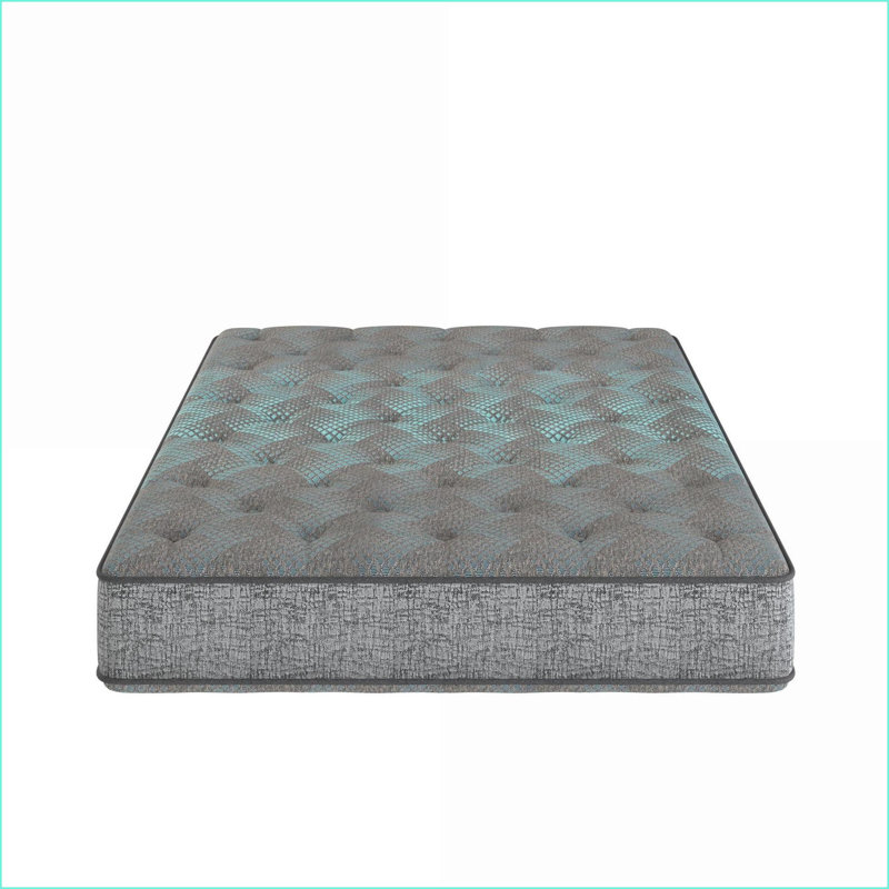 Mattresses | Restonic Comfort Care 9” Two-Sided Medium Foam Core Mattress, King | Foam | Grey+Blue, King