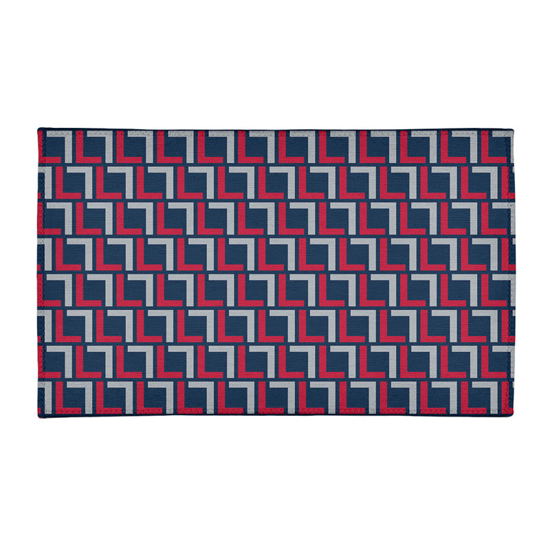 Geometric Indoor Rug, Rectangle 5' x 7'