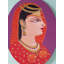 La reine de Barsana - Radha Rani | Acrylique sur toile | Par Bhaskar Lahiri