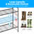 46.5'' Ultra Long 3-Tier Shoe Rack Organizer, 20 Pair Shoe Shelf-825029997