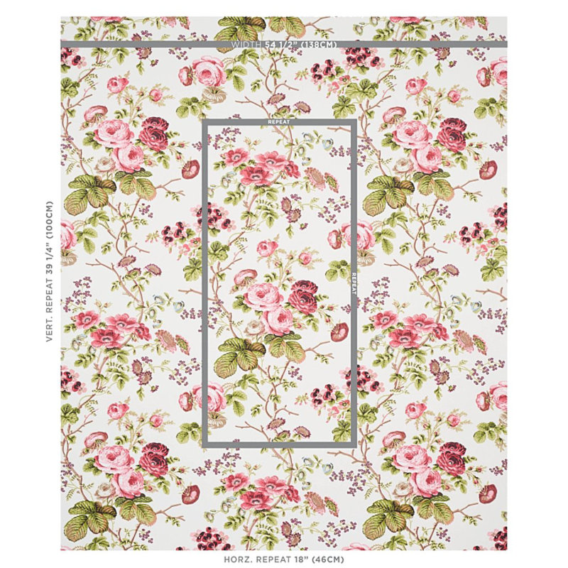 Salisbury Wallpaper, Pink