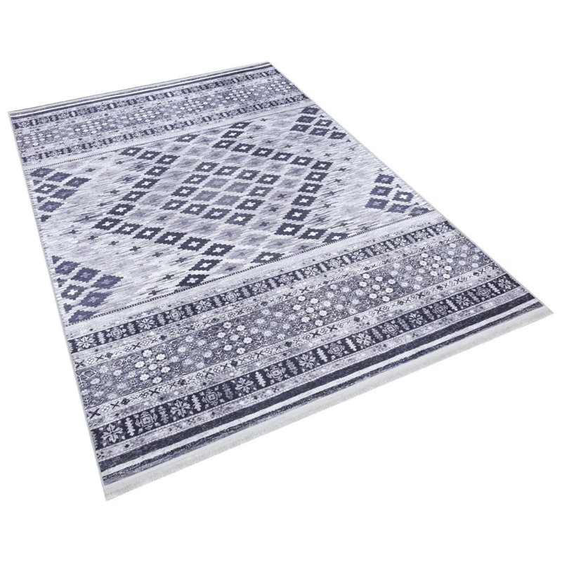 Tapis intérieur / extérieur en coton Stevonna, Rectangle 5 pi 11 po x 9 pi 2 po