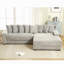 Canapés surdimensionnés en deux pièces, canapé en L, velours côtelé, méridienne droite, avec accoudoirs, huit coussins décoratifs, canapé d'angle, facile à assembler-1739611148-1739611151