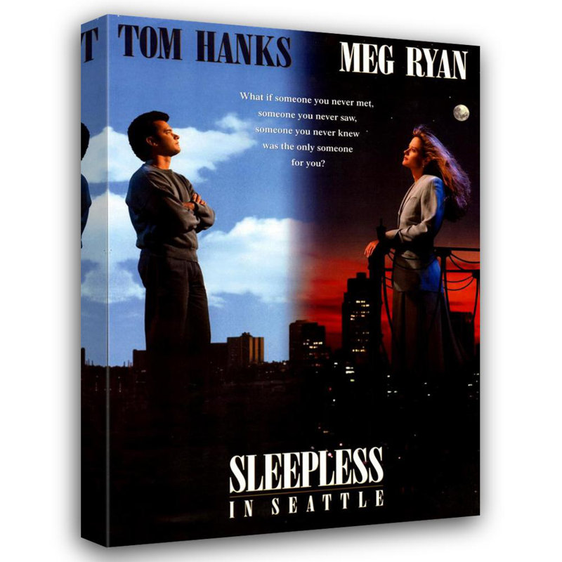 Le sommeil à Seattle, H 24 po x l 17 po