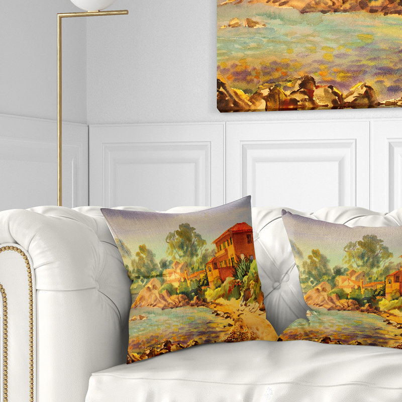Landscape Throw Pillow, Rectangular, 12" x 20"