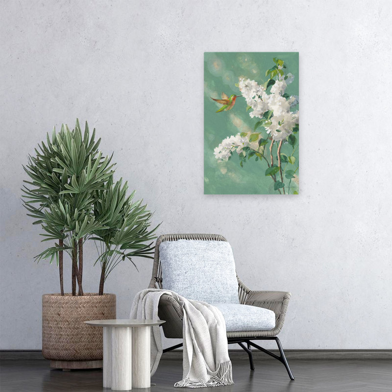 Animals And Bird Hummingbird Spring I Art, 24" H x 16" W