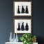 «Black And Bling I», ensemble de 2 cadres photo-769987723-769987727