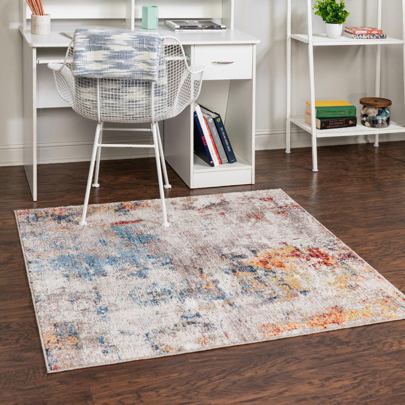 Beaulieu Abstract Indoor Rug, Square 4'