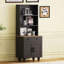 Armoire de rangement Farmhouse avec tablettes réglables-1104944137