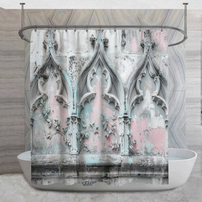 Rideau de douche gothique - Décoration de salle de bain gothique