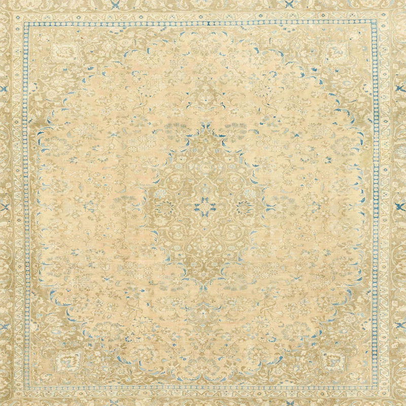 Tapis abstrait moderne 2121, Carré 5 pi