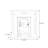 Beige Solid Wood Freestanding Fireplace