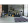 Tapis bleu en laine Radcliffe