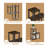 3-Tier 19.88" L-Shaped Corner Shelf, Open Shelves for Display and Storage-744490916