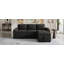 Canapé modulaire de 83,5 po avec canapé en L et canapé-lit modulaire avec grand espace de rangement, deux porte-gobelets et deux ports USB-1006810290