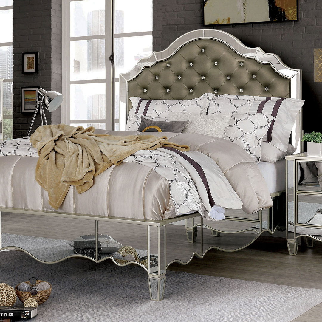 Torpoint Upholstered Standard Bed Willa Arlo™ Interiors 