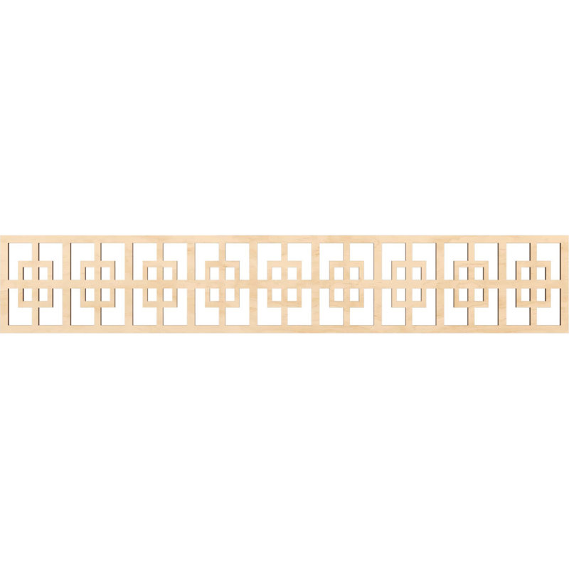 Moulure de chantournage Cambridge, H 8 po x l 46,625 po x P 0,25 po, Bouleau