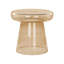 Caithlyn Glass Top Pedestal End Table-1024127235