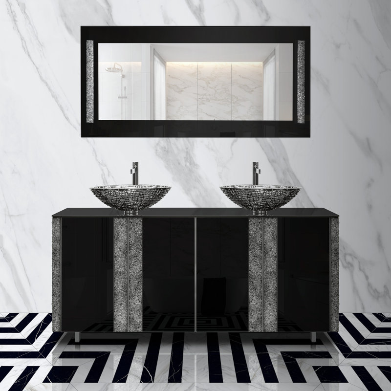 Princess 66'' W Vanity, Black