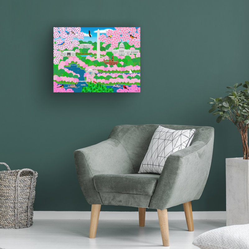 Modern & Contemporary Painting Print, 14" H x 19" W