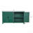 Tela Wooden Accent Cabinet with 4 Carved Doors